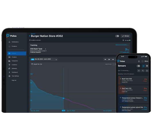 Pulsa Dashboard: see data on your computer, tablet or phone